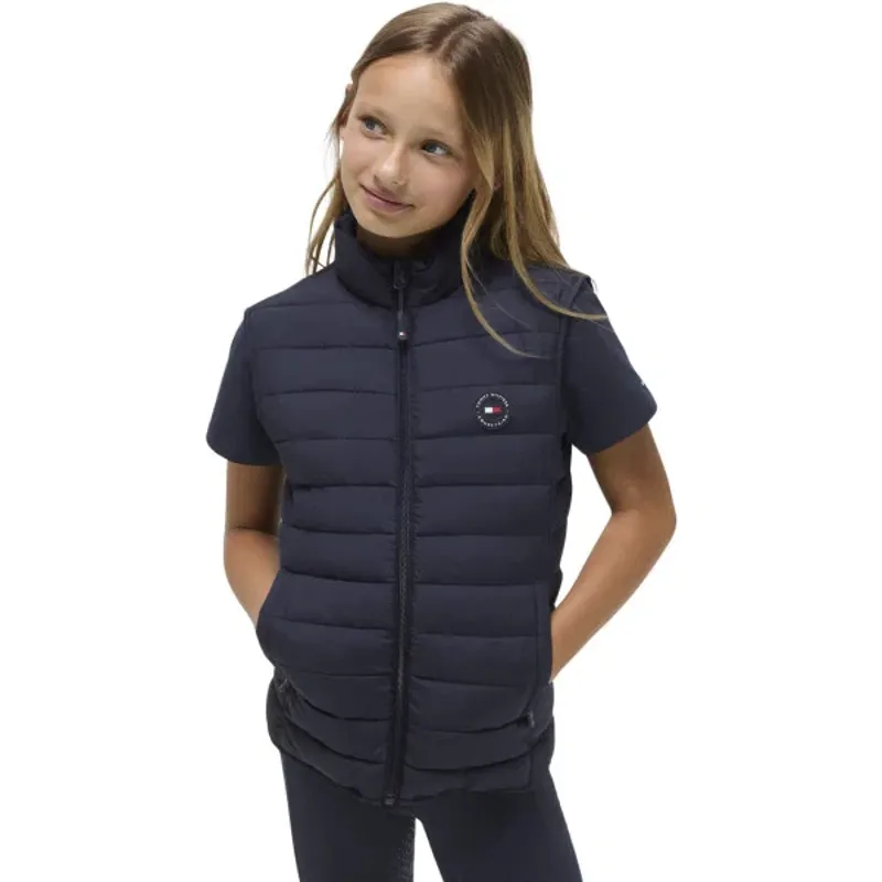 Tommy Hilfiger Serano Quilted Vest Young Rider - Desert Sky-4