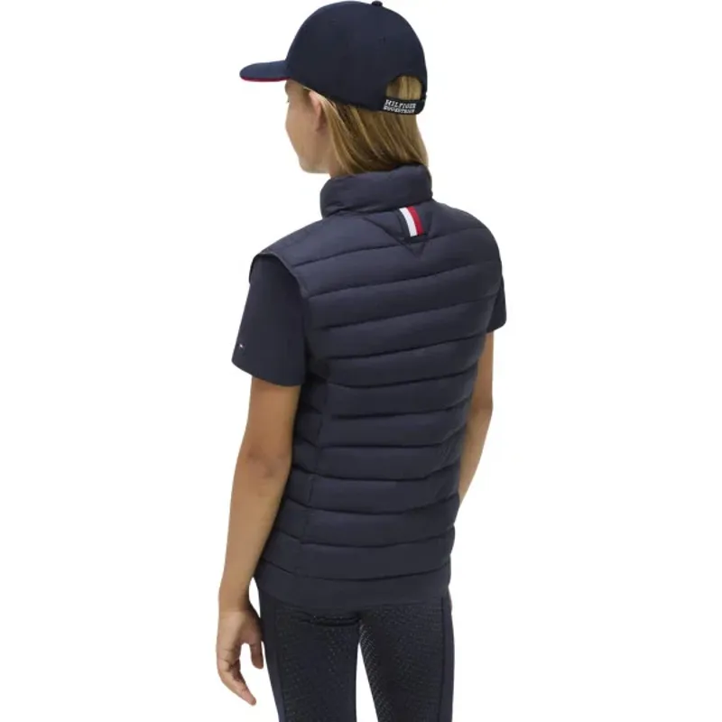 Tommy Hilfiger Serano Quilted Vest Young Rider - Desert Sky-3