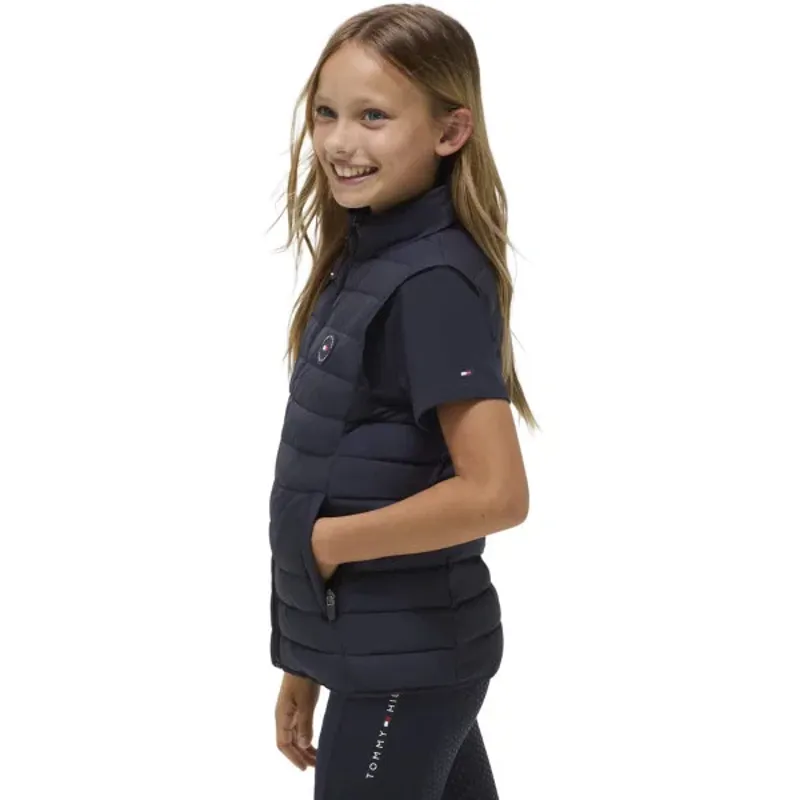 Tommy Hilfiger Serano Quilted Vest Young Rider - Desert Sky-2