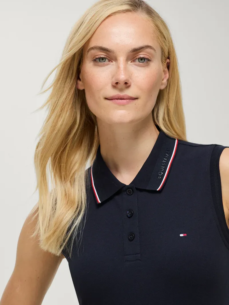 Tommy Hilfiger Cordova Sleeveless Polo - Desert Sky-2
