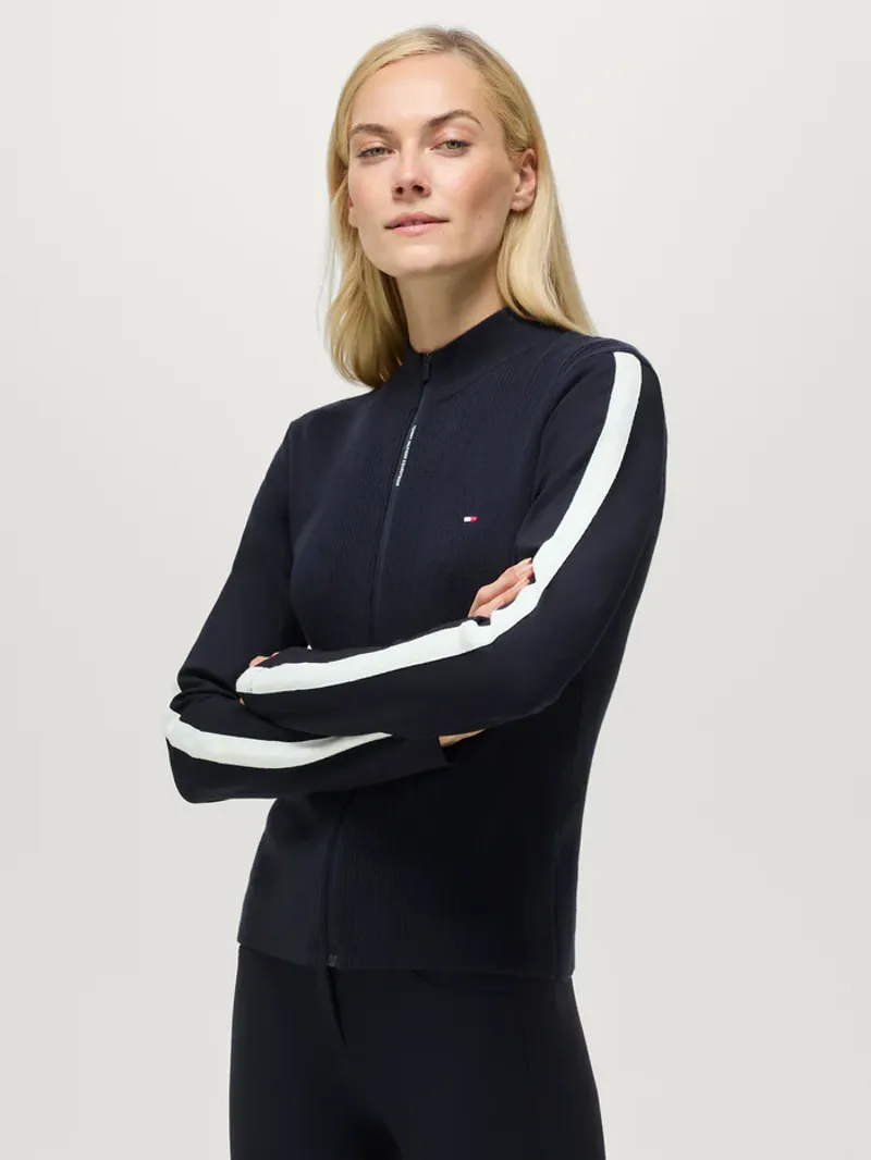 Tommy Hilfiger Mirada Knit Zipup - Desert Sky