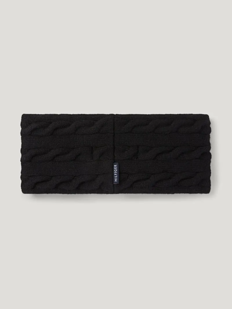 Tommy Hilfiger Maggie Rhinestone Headband - Black-2