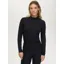 Tommy Hilfiger Cady Ladies 1/4 Zip Rhinestone Training Top - Black