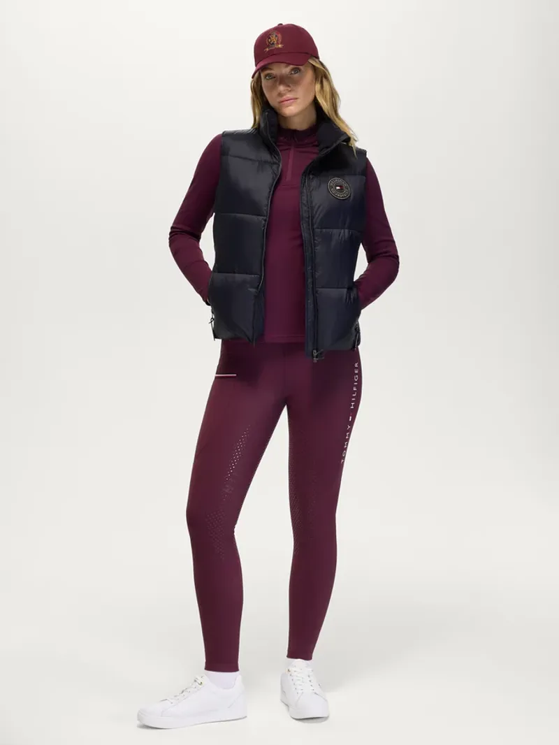 Tommy Hilfiger Everett Ladies Puffer Vest - Dessert Sky-1