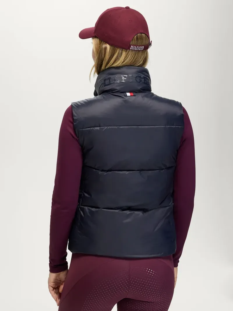 Tommy Hilfiger Everett Ladies Puffer Vest - Dessert Sky-2