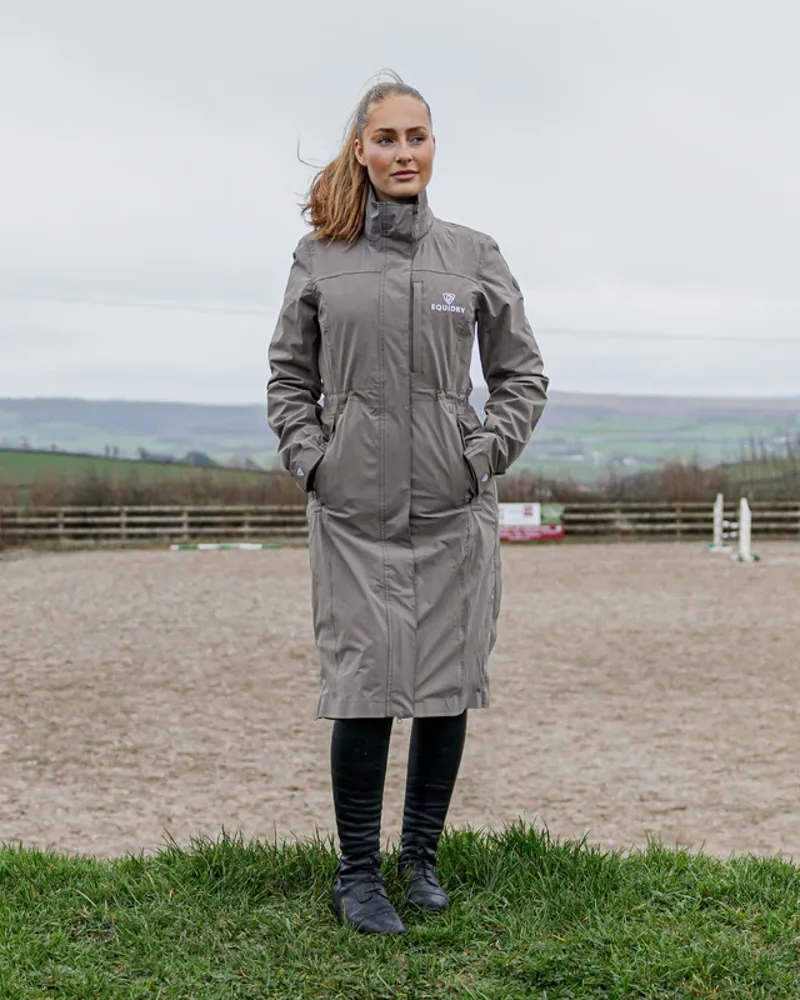 Equidry Aura Long Mac - Taupe