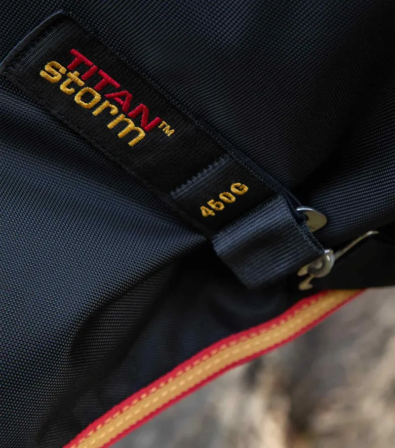 Premier Equine Titan Storm 450g Combo Turnout - Black-3
