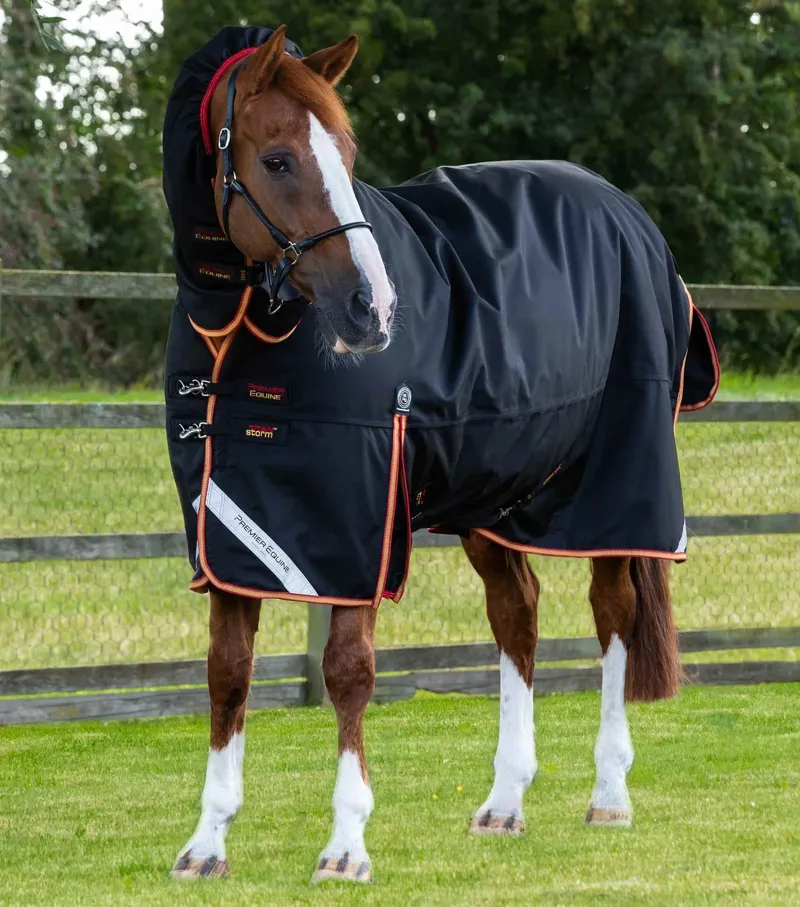 Premier Equine Titan Storm 450g Combo Turnout - Black