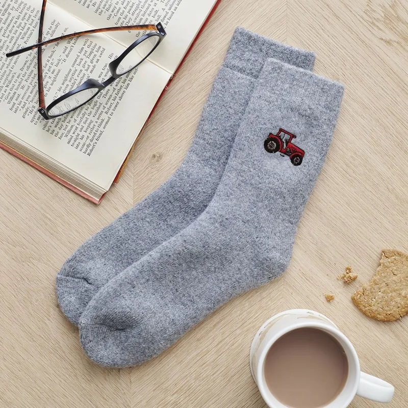 Countryside Walking Socks - Tractor-1