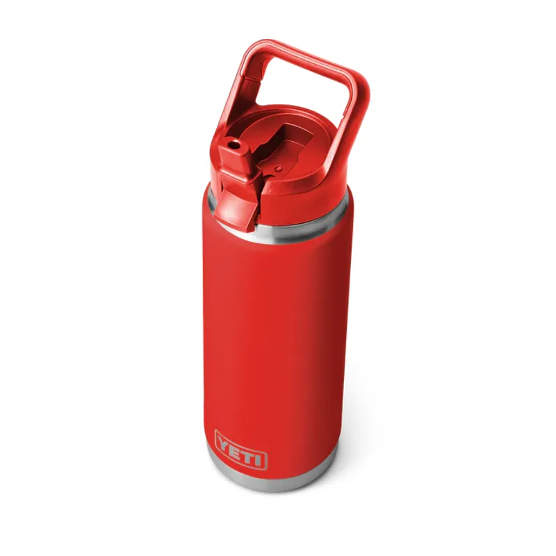 YETI Rambler 26oz Bottle With Straw Cap - Rescue Red-2