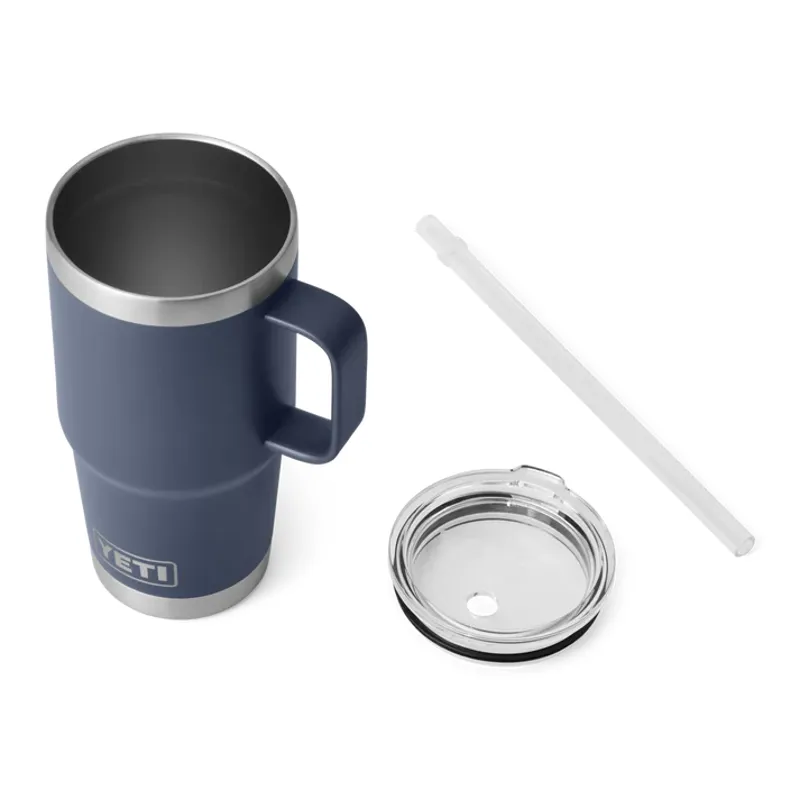 YETI Rambler 25 Oz Straw Lid Mug - Navy-4