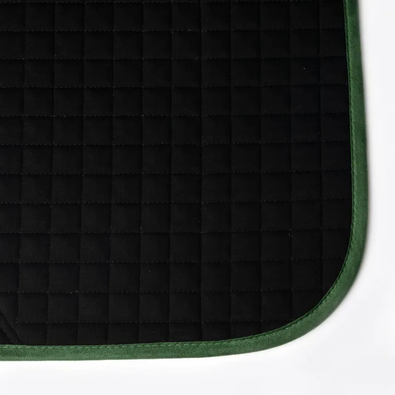 LeMieux Pro Sport Suede Dressage Square - Hunter Green-8