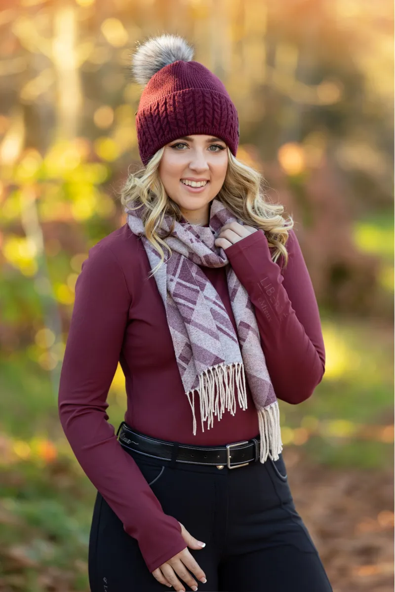 My LeMieux Blair Winter Scarf - Rioja-1
