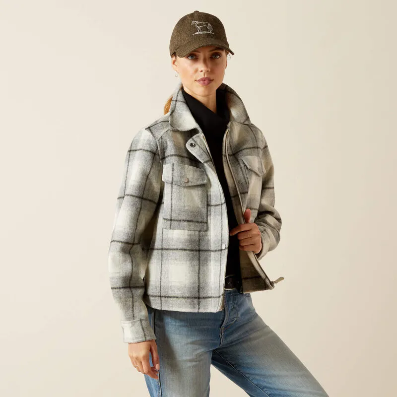 Ariat Ladies Warrington Jacket - Grey Plaid