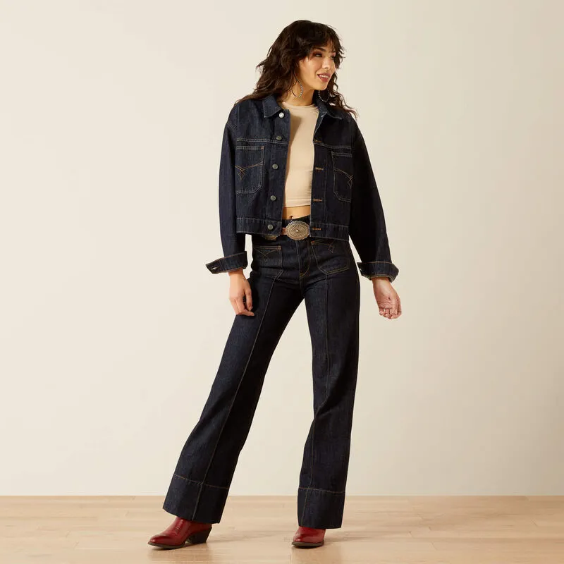 Ariat Ladies Western Utility Jacket - Rinse-2