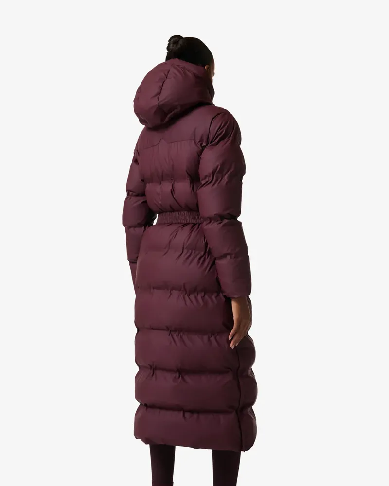 Hunter Womens Hutchison Sonic Welded Long Puffer Jacket - Port Royale-2