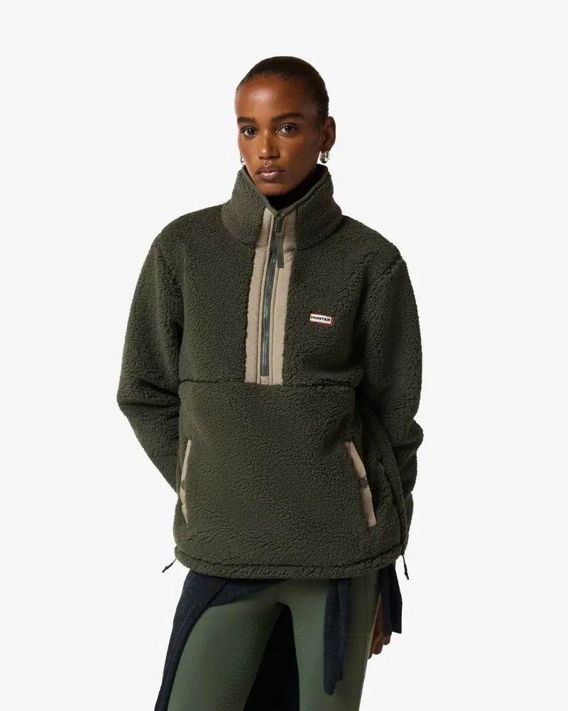 Hunter Womens Tiorga 1/4 Zip Borg Fleece - Kambaba