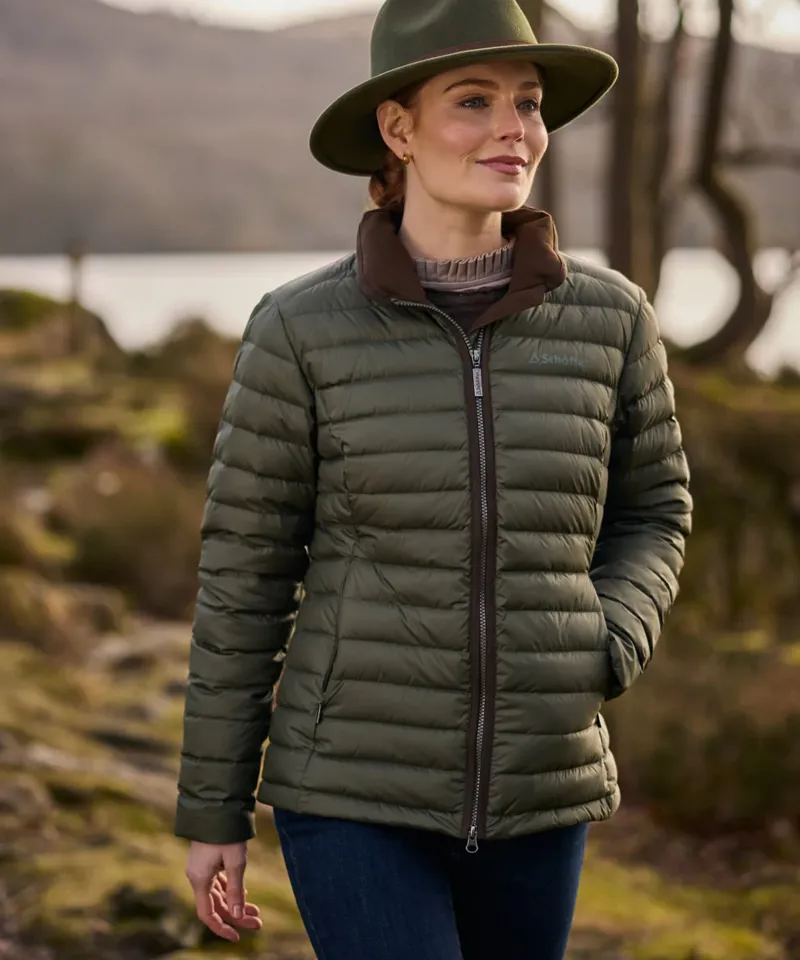 Schoffel Ladies Hambleton Down Jacket - Woodland