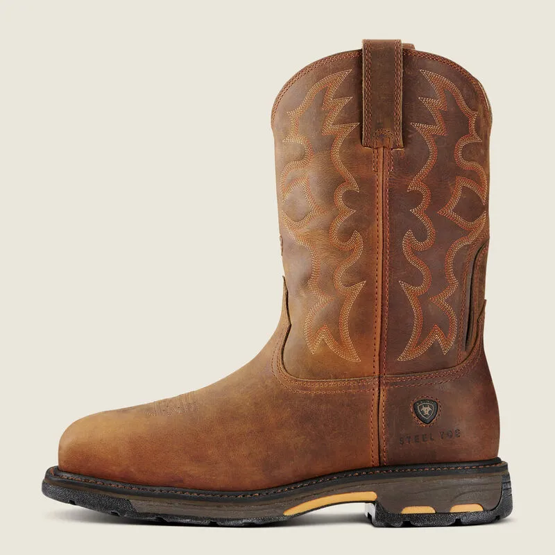 Ariat Workhog Wide Square Toe Australia - Toast