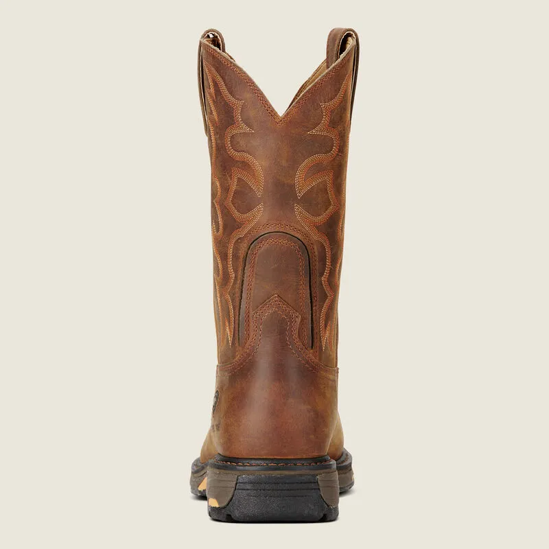 Ariat Workhog Wide Square Toe Australia - Toast-2