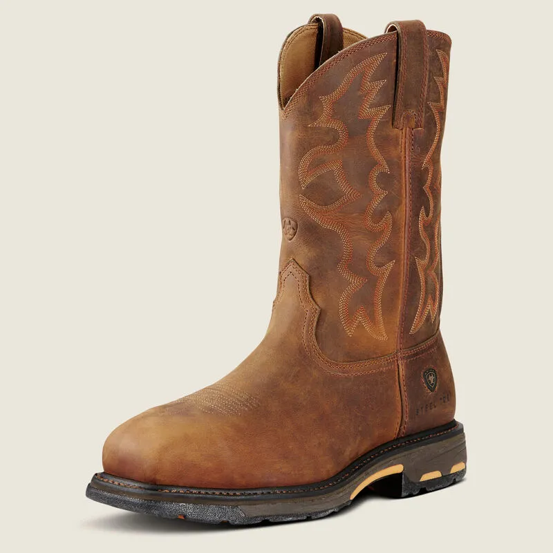 Ariat Workhog Wide Square Toe Australia - Toast-1