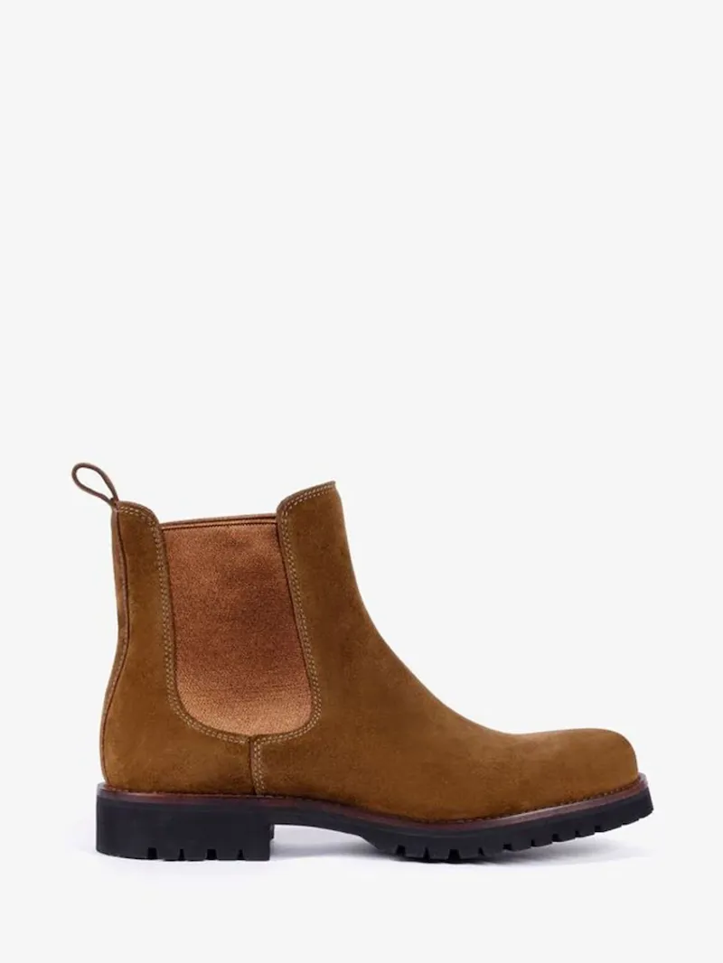 Penelope Chilvers Horatio Suede Chelsea Boot - Peat