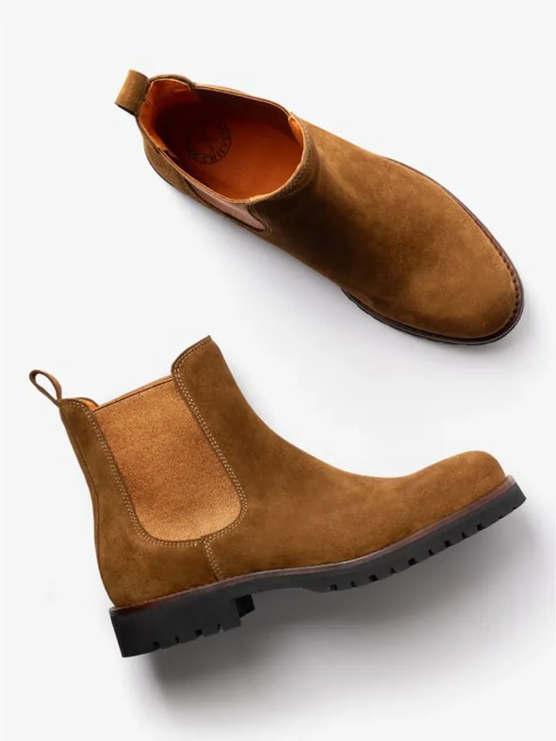 Penelope Chilvers Horatio Suede Chelsea Boot - Peat-2