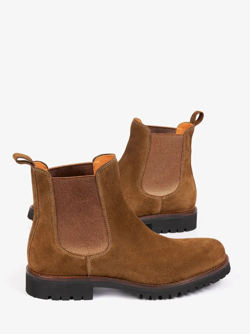 Penelope Chilvers Horatio Suede Chelsea Boot - Peat-1
