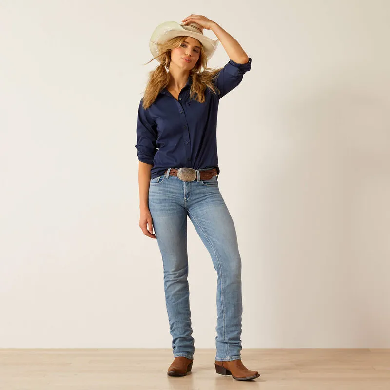 Ariat Ladies Perfect Rise Yara Straight Jean - Oklahoma