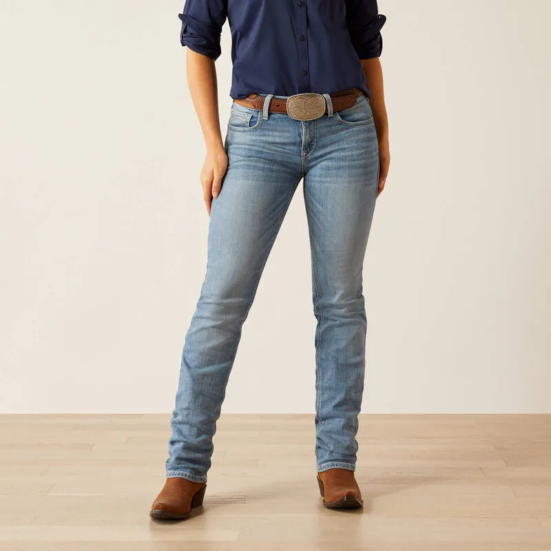 Ariat Ladies Perfect Rise Yara Straight Jean - Oklahoma-5