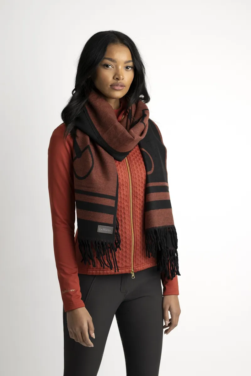 My LeMieux Valencia Scarf - Sienna-2