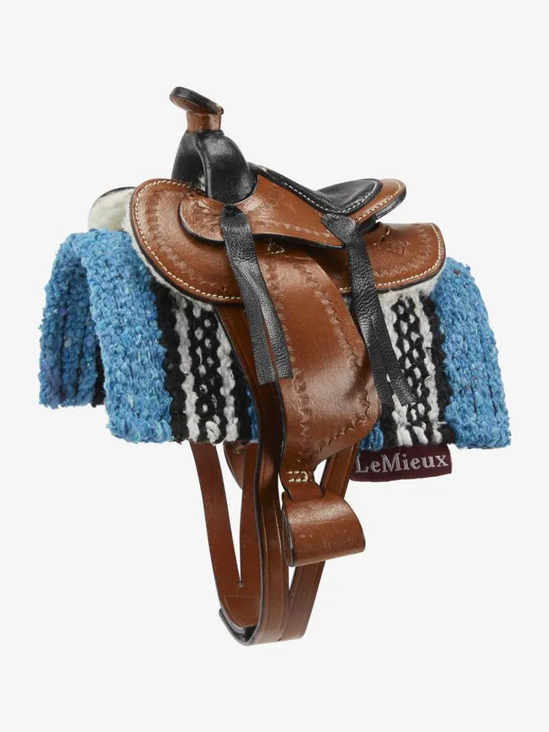 LeMieux Toy Pony Western Pad - Azure-1