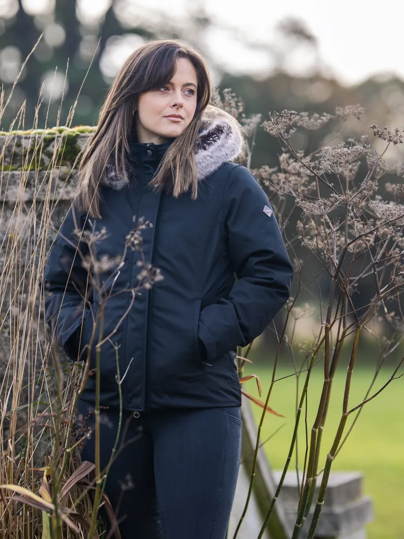 LeMieux Waterproof Short Riding Coat - Black-4