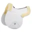 LeMieux Pro Light Wool Half Lined GP Jump Numnah -Natural/White SIZE M