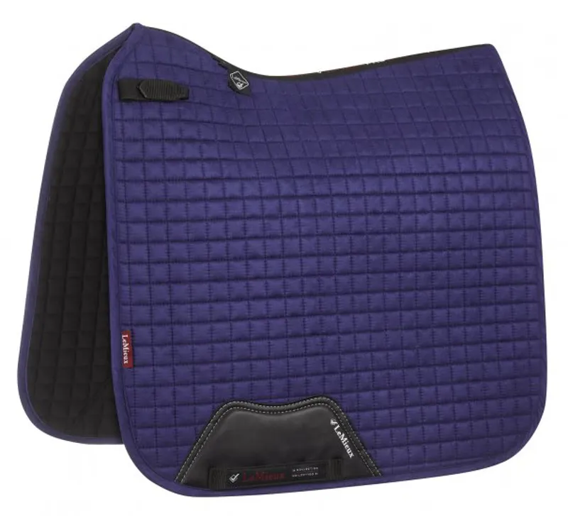 LeMieux ProSport Suede Dressage Square - Ink Blue