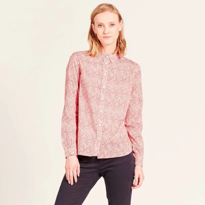 Aigle Fieldsandy Ladies Liberty Print Shirt - Rouge Print