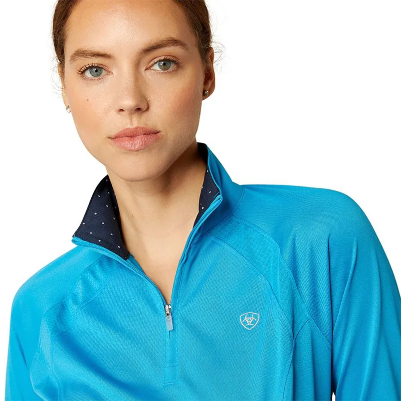 Ariat Sunstopper 2.0 1/4 Zip - Hawaiian Surf-2