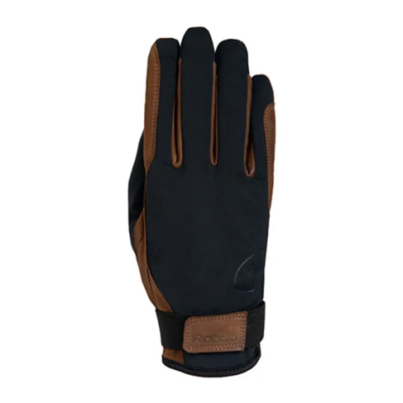 Roeckl Fergus Driver Glove Unisex - Black/Brown