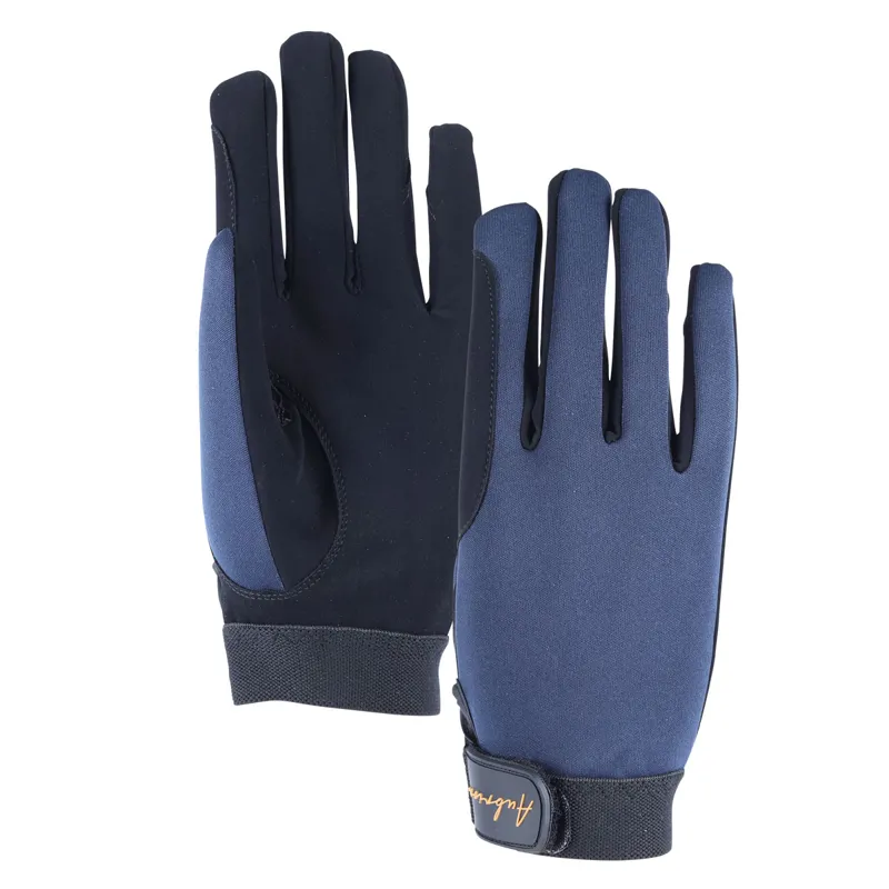 Shires Aubrion Team Winter Riding Gloves - Navy
