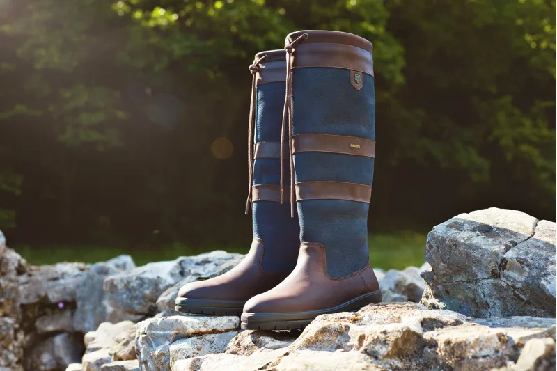 Dubarry Galway Country Boot - Navy/ Brown-1