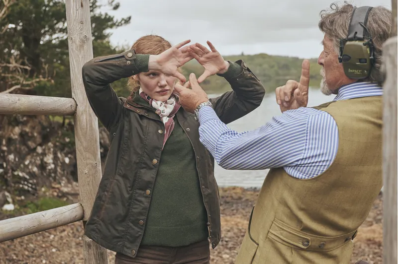 Dubarry Mountrath Waxed Jacket - Olive-2