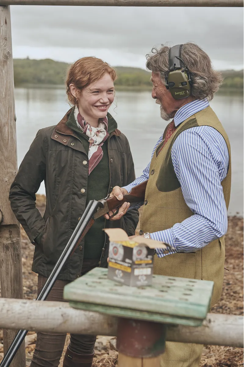 Dubarry Mountrath Waxed Jacket - Olive-4