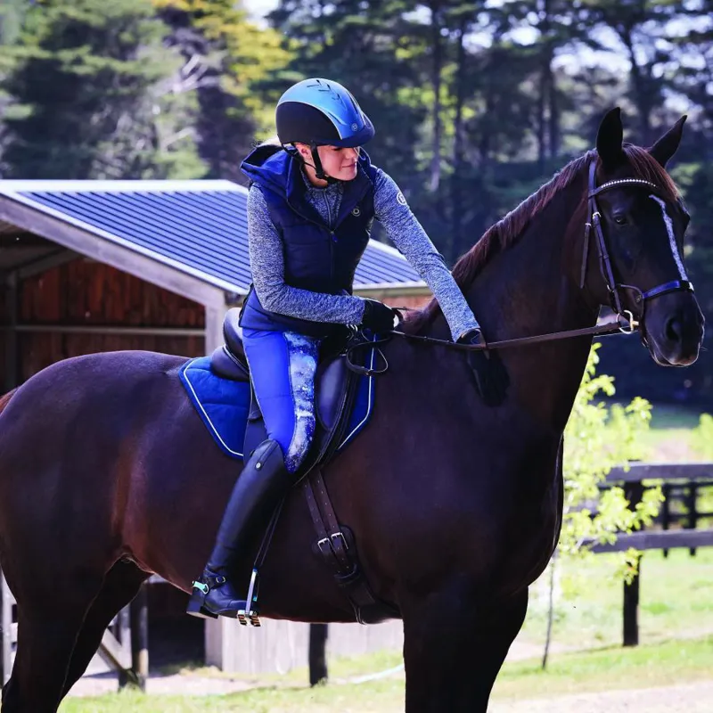 Dublin Gabriella Printed Sculpt Tech Tights - Blue Indigo-4