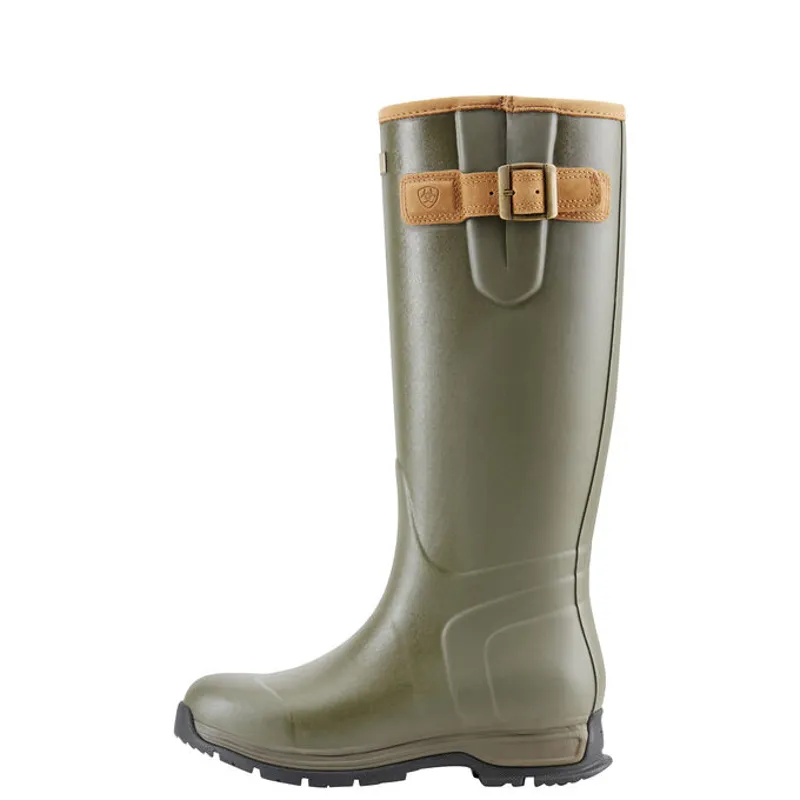 Ariat Burford Tall Rubber Boot Insulated - Olive Green-2