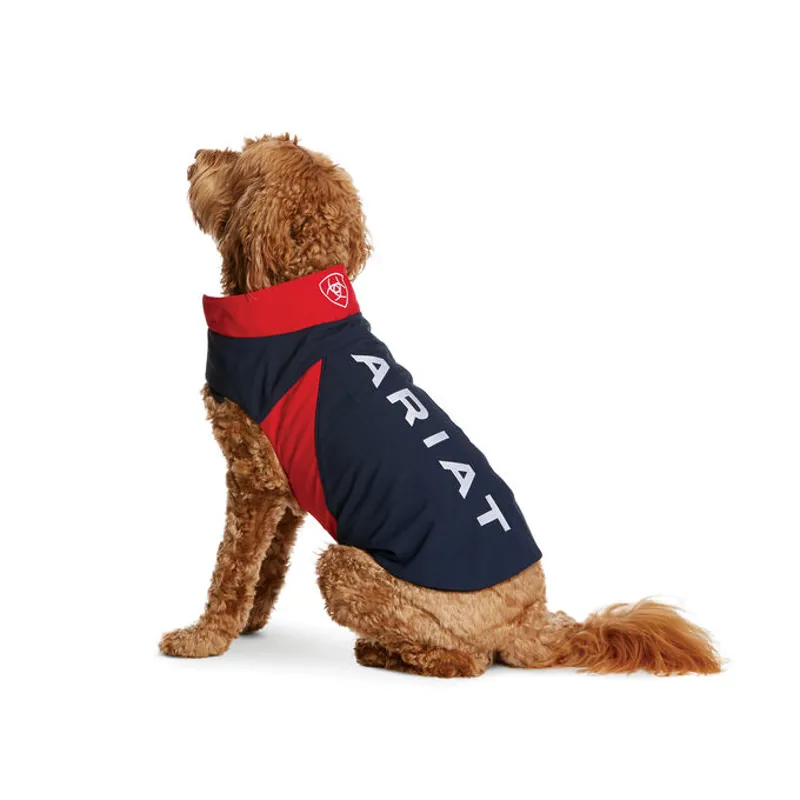 Ariat Team Shoftshell Dog Jacket - Team Navy