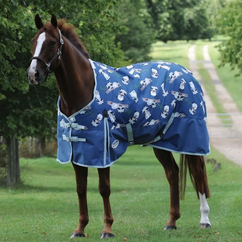 Weatherbeeta Comfitec Essential Std Neck Medium - Racoon Print