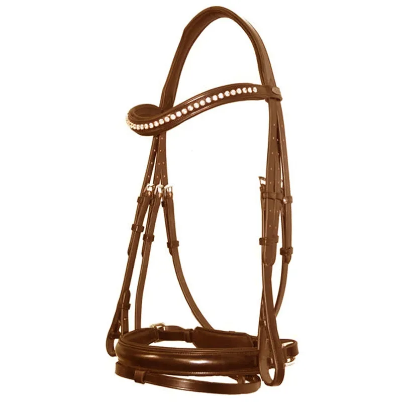 Mountain Horse Gaspari Bridle - Havana COB ONLY