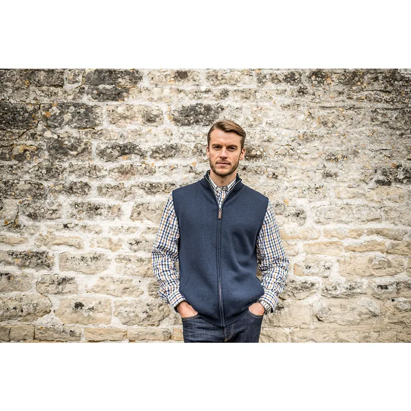 Schoffel Merino Gilet - Navy-1