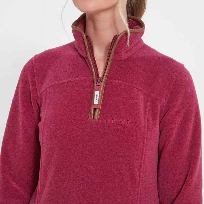 Schoffel Tilton II 1/4 Zip Fleece - Mulberry-3