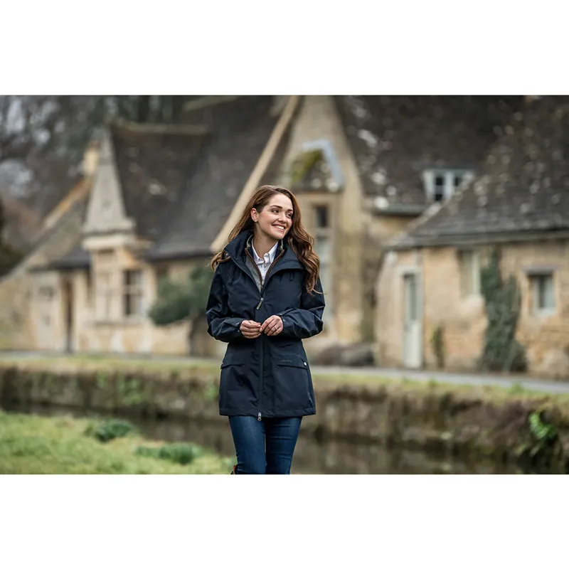 Schoffel Hazelwood Coat - Navy Blue-1